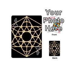 Sacred Geometry: Metatron Playing Cards 54 Designs (Mini) from ArtsNow.com Front - Club4