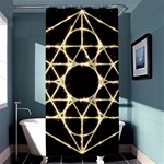 Sacred Geometry: Metatron Shower Curtain 36  x 72  (Stall)