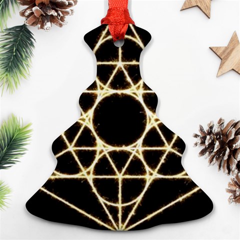 Sacred Geometry: Metatron Ornament (Christmas Tree)  from ArtsNow.com Front