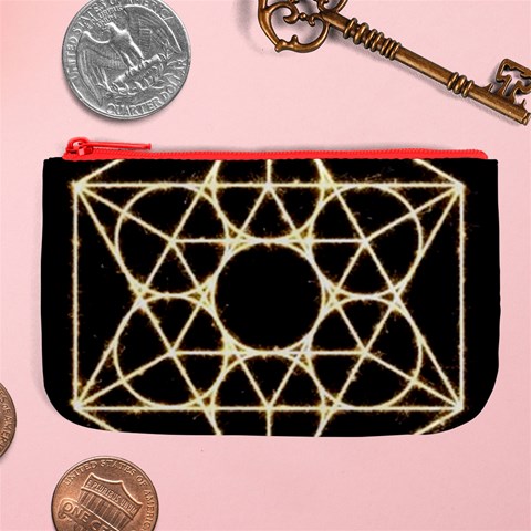 Sacred Geometry: Metatron Large Coin Purse from ArtsNow.com Front