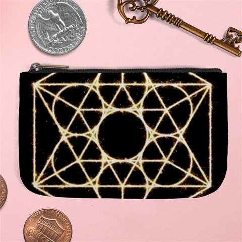 Sacred Geometry: Metatron Large Coin Purse from ArtsNow.com Front