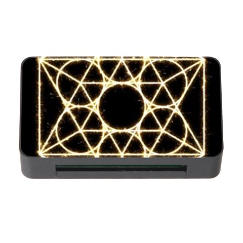 Sacred Geometry: Metatron Memory Card Reader with CF from ArtsNow.com Front