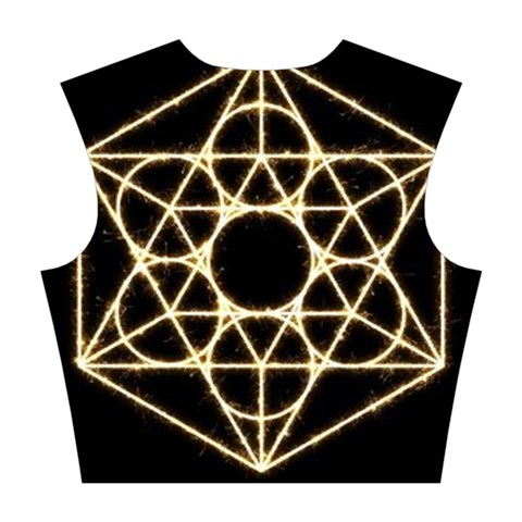 Sacred Geometry: Metatron Cotton Crop Top from ArtsNow.com Back