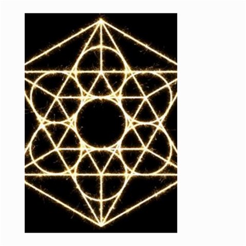 Sacred Geometry: Metatron Small Garden Flag (Two Sides) from ArtsNow.com Front