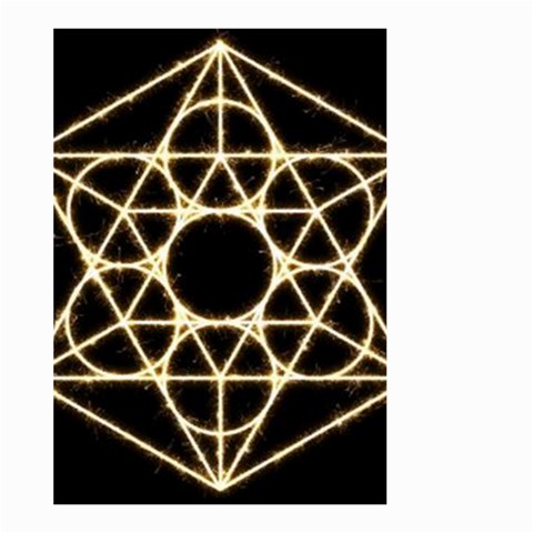 Sacred Geometry: Metatron Large Garden Flag (Two Sides) from ArtsNow.com Front