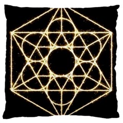 Sacred Geometry: Metatron Large Cushion Case (Two Sides) from ArtsNow.com Back