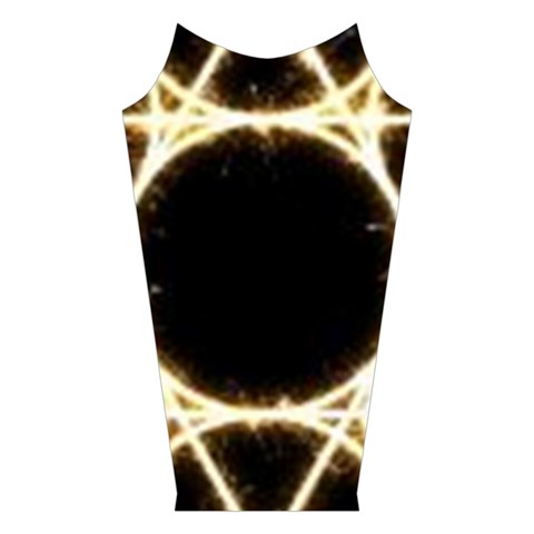 Sacred Geometry: Metatron Velvet Long Sleeve Shoulder Cutout Dress from ArtsNow.com Right Sleeve