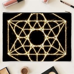 Sacred Geometry: Metatron Cosmetic Bag (XXXL) from ArtsNow.com Back