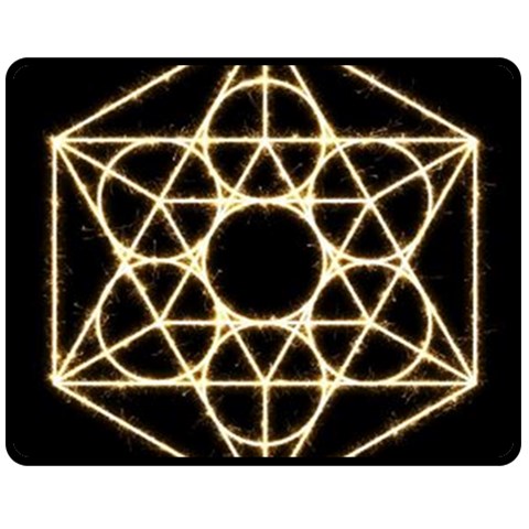 Sacred Geometry: Metatron Double Sided Fleece Blanket (Medium) from ArtsNow.com 58.8 x47.4  Blanket Front