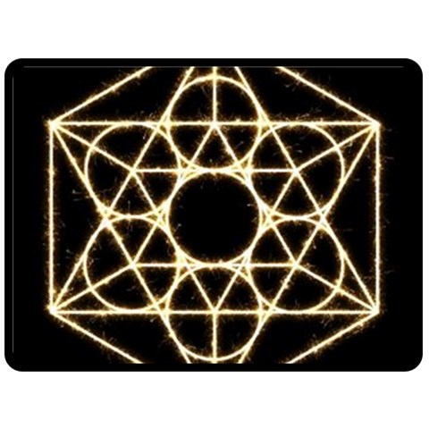 Sacred Geometry: Metatron Double Sided Fleece Blanket (Large) from ArtsNow.com 80 x60  Blanket Front