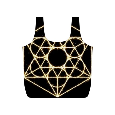 Sacred Geometry: Metatron Full Print Recycle Bag (S) from ArtsNow.com Back