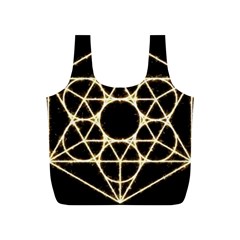 Sacred Geometry: Metatron Full Print Recycle Bag (S) from ArtsNow.com Back