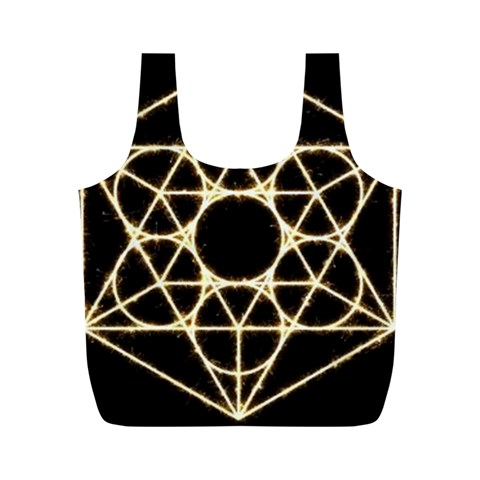 Sacred Geometry: Metatron Full Print Recycle Bag (M) from ArtsNow.com Front