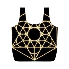 Sacred Geometry: Metatron Full Print Recycle Bag (M) from ArtsNow.com Back