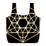Sacred Geometry: Metatron Full Print Recycle Bag (L)