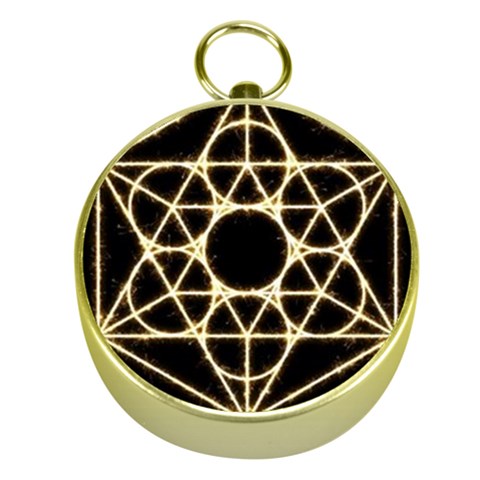 Sacred Geometry: Metatron Gold Compass from ArtsNow.com Front