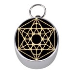 Sacred Geometry: Metatron Silver Compass (Mini)