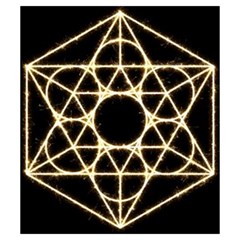 Sacred Geometry: Metatron Drawstring Pouch (Small) from ArtsNow.com Back