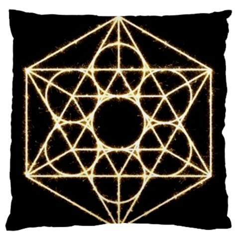Sacred Geometry: Metatron Standard Flano Cushion Case (Two Sides) from ArtsNow.com Front