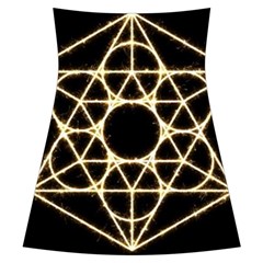 Sacred Geometry: Metatron Ruffle Detail Chiffon Dress from ArtsNow.com Back