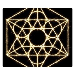 Sacred Geometry: Metatron Double Sided Flano Blanket (Small) from ArtsNow.com 50 x40  Blanket Front