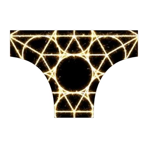Sacred Geometry: Metatron Halter Dress Swimsuit  from ArtsNow.com Bottom Front