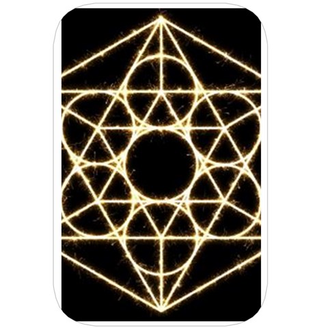 Sacred Geometry: Metatron Belt Pouch Bag (Large) from ArtsNow.com Back