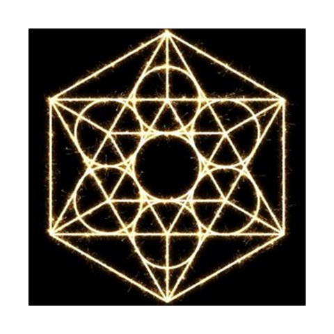 Sacred Geometry: Metatron Square Tapestry (Large) from ArtsNow.com Front