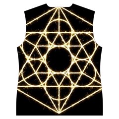 Sacred Geometry: Metatron Women s Button Up Vest from ArtsNow.com Back