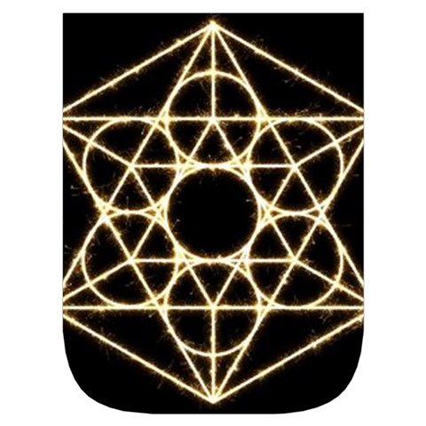 Sacred Geometry: Metatron Waist Pouch (Large) from ArtsNow.com Front Pocket