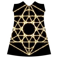 Sacred Geometry: Metatron Ruffle Detail Chiffon Dress from ArtsNow.com Front