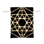 Sacred Geometry: Metatron Lightweight Drawstring Pouch (S)