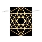 Sacred Geometry: Metatron Lightweight Drawstring Pouch (L)