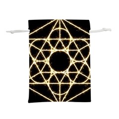 Sacred Geometry: Metatron Lightweight Drawstring Pouch (L) from ArtsNow.com Back