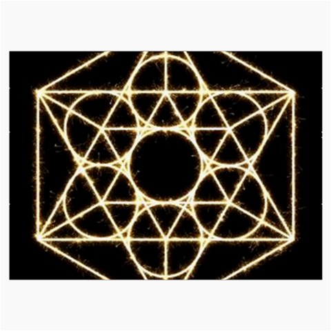 Sacred Geometry: Metatron Roll Up Canvas Pencil Holder (L) from ArtsNow.com Front