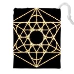 Sacred Geometry: Metatron Drawstring Pouch (5XL)