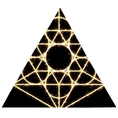 Sacred Geometry: Metatron Wooden Puzzle Triangle from ArtsNow.com Front