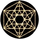 Sacred Geometry: Metatron Wooden Puzzle Round