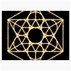 Sacred Geometry: Metatron Roll Up Canvas Pencil Holder (L) from ArtsNow.com Front