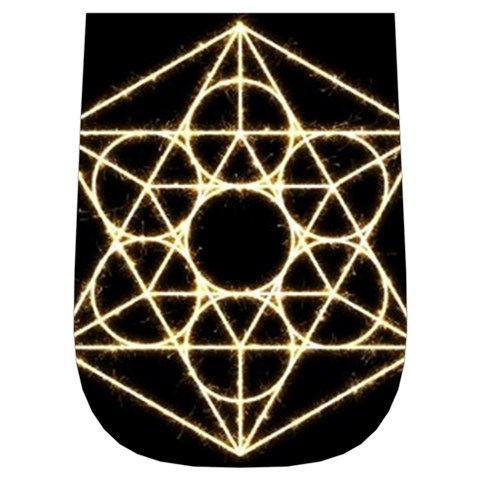Sacred Geometry: Metatron Wristlet Pouch Bag (Small) from ArtsNow.com Left Side