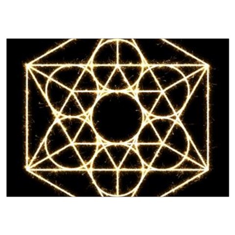 Sacred Geometry: Metatron Wristlet Pouch Bag (Small) from ArtsNow.com Belt Loop