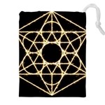 Sacred Geometry: Metatron Drawstring Pouch (4XL)