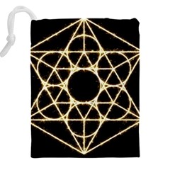 Sacred Geometry: Metatron Drawstring Pouch (4XL) from ArtsNow.com Back