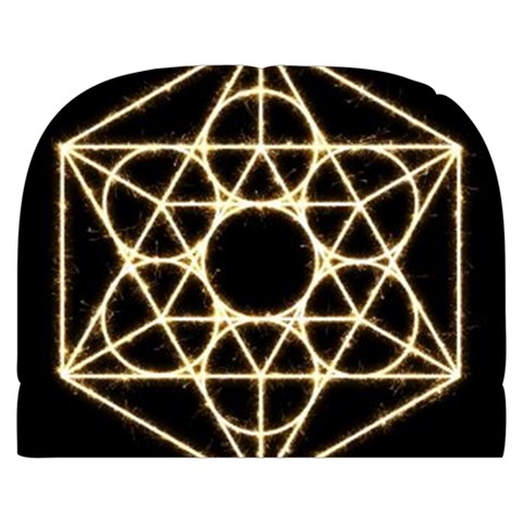 Sacred Geometry: Metatron Makeup Case (Small) from ArtsNow.com Front