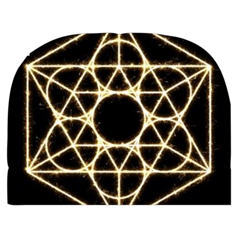 Sacred Geometry: Metatron Makeup Case (Medium) from ArtsNow.com Back