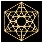 Sacred Geometry: Metatron Long Sheer Chiffon Scarf 