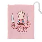 Squid Chef Cartoon Drawstring Pouch (5XL)