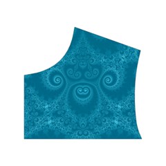 Cerulean Blue Spirals Women s Button Up Vest from ArtsNow.com Top Left