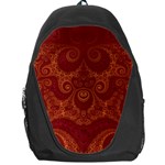 Red and Gold Spirals Backpack Bag
