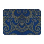 Navy Blue and Gold Swirls Plate Mats